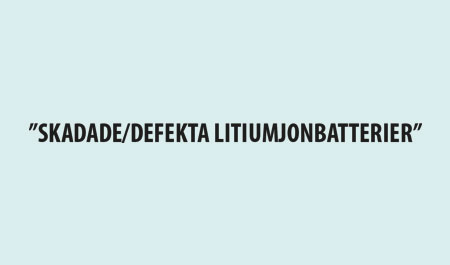 U-TAB etiketter Tilläggsmärkning för kollin som innehåller Litiumjon- eller Litiumbatterier